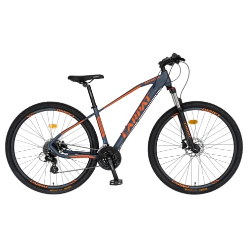 Mountainbike : CARPAT SPORT Mountainbike, 29 Zoll MTB Fahrrad Scheibenbremsen / Shimano Altus RD-M310-L Schaltung, 3 Farben, 8 Gang Shimano, Kettenschaltung, C2959AH (Schwarz-Orange)