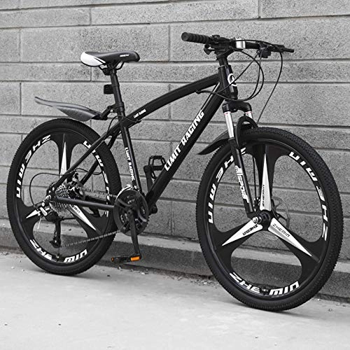 Mountainbike : DGAGD 24-Zoll-Mountainbike-Fahrrad Erwachsene Einrad-Dreirad mit Variabler Geschwindigkeit-schwarz_21 Geschwindigkeit