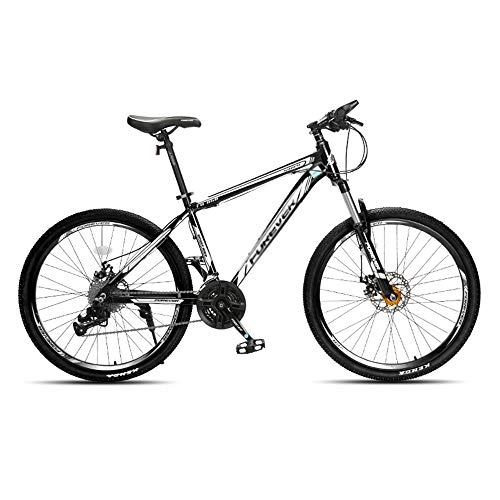 Mountainbike : Fahrrad, 26 Zoll Mountainbike, 27-Gang-All-Terrain-Fahrrad, ultraleichter Rahmen aus Aluminiumlegierung, für Erwachsene und Jugendliche, rutschfest, stark tragend / C / 170x97cm