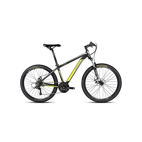 Mountainbike : Fahrräder für Erwachsene, 26 Zoll 21 Speed Mountain Bike Double Disc Brakes MTB Bike Student Bicycle (Color : Yellow)