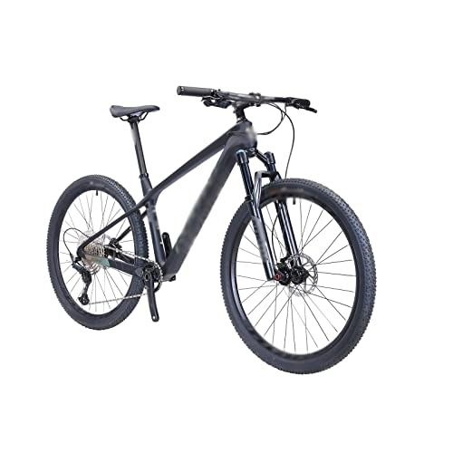 Mountainbike : Fahrräder für Erwachsene Carbon Fiber Mountain Bike Speed Mountain Bike Erwachsene Männer Outdoor Riding (Color : Black, Size : 26x17)