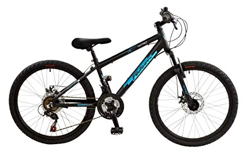 Mountainbike : Falcon Nitro Boys 24 Inch Front Suspension Mountain Bike Black / Blue