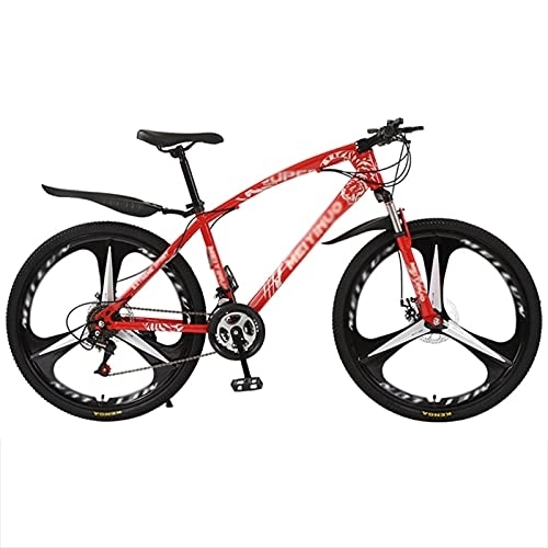 Mountainbike : FAXIOAWA Kinderfahrrad 21-Gang-Schalthebel Mountainbike Aluminium-Stahlrahmen 26-Zoll-Mountainbike mit Stoßdämpfern für Jugendliche und Erwachsene (Color : Style3, Size : 26inch24 Speed)