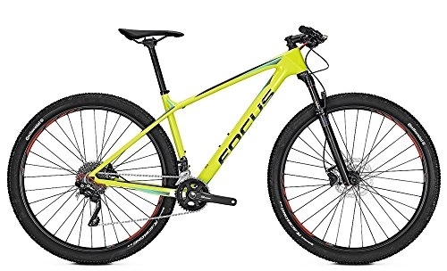 Mountainbike : Focus Raven Elite 29R Mountain Bike 2018 (RH 42 cm / 29 Zoll, Limegreen)