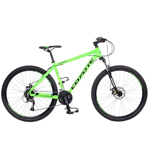 Mountainbike : Galano Mountainbike 27, 5 Zoll Hardtail MTB Fahrrad Wyandot 650B 27 Gang Bike (Coyote grün, 46 cm)
