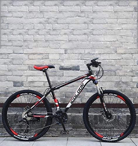 Mountainbike : GBX Fahrrad, Faltbares Mountainbike Mit Weichem Schwanz, Doppelscheibenbremse / Rahmenrahmen Aus Kohlenstoffhaltigem Stahl, Offroad-Strand-Schneemobilfahrrad, 26-Zoll-Rder, Wei, 21-Gang