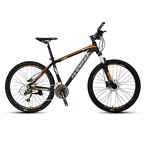 Mountainbike : GEXIN Mountainbike 27, 5-Zoll-Aluminium-MTB-Fahrrad mit Federung, Vorderradgabel, Scheibenbremse, Urban Commuter City-Fahrrad, schwarz (27-Gang)