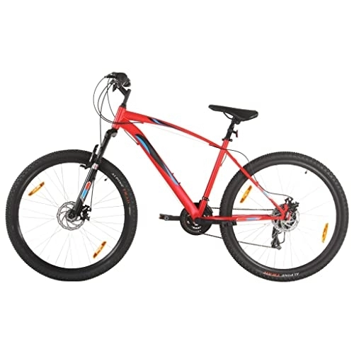 Mountainbike : JKYOU Mountainbike 21 Gang 29 Zoll Rad 48 cm Rahmen rot mit Felge Material: Aluminium