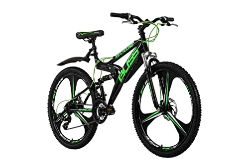 Mountainbike : KS Cycling Mountainbike Fully 26'' Bliss schwarz-grün RH 47 cm