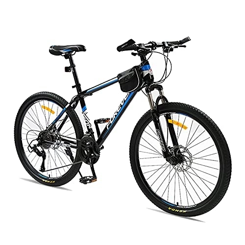 Mountainbike : LLF Fahrrad, Herren- Und Damen-Mountainbike, 24-Zoll-räder, 21-30 Speed-Schalter, Aluminiumrahmen Dual-scheibenbremse MTB-Fahrrad(Size:21 Speed, Color:Blau)