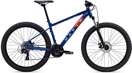 Mountainbike : Marin Bolinas Ridge 1 27.5" Gloss Blue / Off-White / roarange Rahmenhöhe S | 38, 1cm 2021 MTB Hardtail