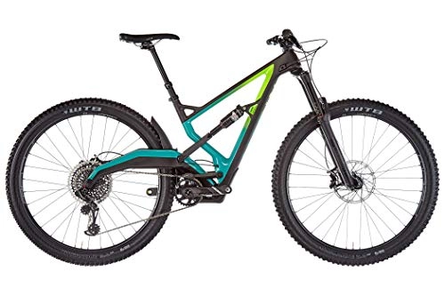 Mountainbike : Marin Wolf Ridge 9 Satin Carbon / Green / Blue fade Rahmenhöhe L | 46, 5cm 2019 MTB Fully