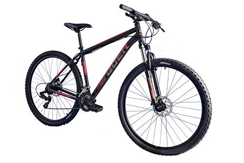 Mountainbike : Quer Legend 29 Nummer 2 29", Aluminium, 21 GESCHWINDIGKEITEN, HYDRAULISCHE SCHEIBENBREMSE, SCHLOSSGABEL (Anthracite-Yellow, M19)