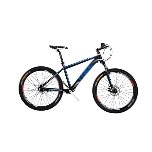 Mountainbike : TABKER Kettenloses Mountainbike, Sportfahrrad, Wellenantriebsfahrrad, Rahmen aus Aluminiumlegierung, MTB, 26 x 17, 5 (Farbe: Schwarzblau)
