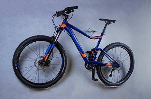 Mountainbike : trelixx® Fahrradwandhalterung Mountainbike | Acrylglas | platzsparende Fahrradaufbewahrung | großartiges Design | leichte Montage | gelasert | perfekt geeignet für Ihr Mountainbike
