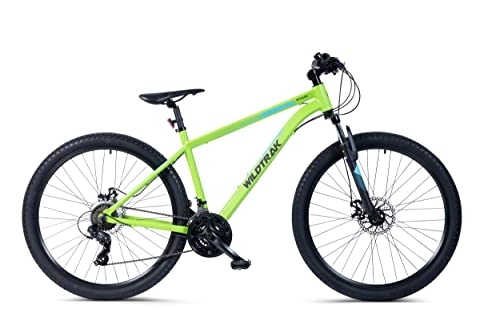 Mountainbike : Wildtrak - Alu-Mountainbike, Erwachsene, 27.5 Zoll, 21-Gang, Shimano-Schaltung - Grün