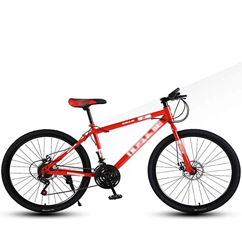 Mountainbike : XGYUII 24-Zoll-Rad 27 Stoßdämpfer Mit Variabler Geschwindigkeit Sportfahrrad Leichtes Unisex-Offroad-Mountainbike-Training Mit Hochkohlenstoffhaltigem Stahlrahmen