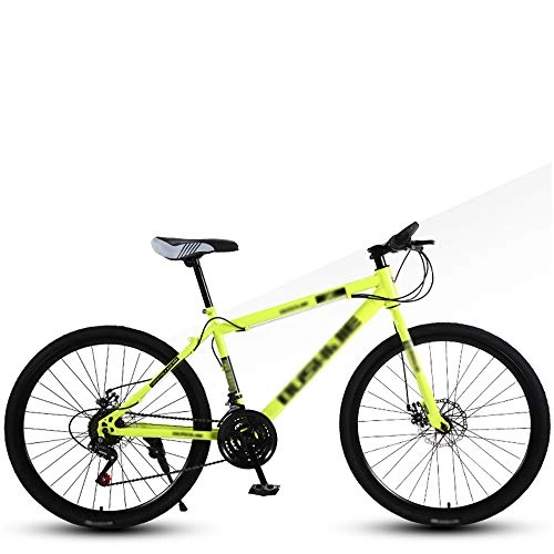 Mountainbike : XGYUII Leichter Rahmen Aus Kohlenstoffhaltigem Stahl 24 Stoßdämpfer Mit Variabler Geschwindigkeit Sportfahrrad Unisex Tragbares 26-Zoll-Rad-Cross Country-Mountainbike