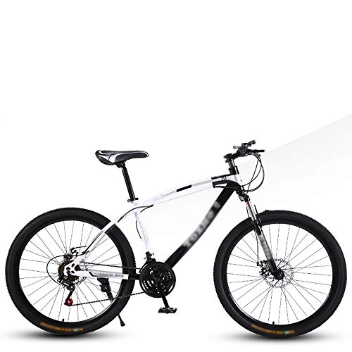 Mountainbike : XGYUII Unisex 24 Sportfahrrad-Stoßdämpfer Mit Variabler Geschwindigkeit Offroad-Mountainbike 26-Zoll-Rad Leichter Stahlrahmen Mit Hohem Kohlenstoffgehalt