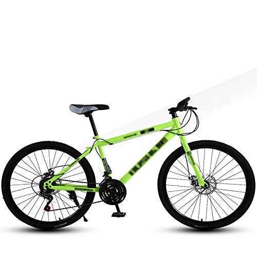Mountainbike : XGYUII Unisex 24-Zoll-Rad Sport Stoßdämpfer Fahrrad Hochkohlenstoffstahlrahmen Leichtgewicht 27 Offroad-Mountainbike-Übungen Mit Variabler Geschwindigkeit