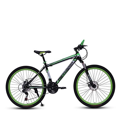 Mountainbike : XGYUII Unisex Leichtes Sportfahrrad Stoßdämpfer-Offroad-Mountainbike 24-Zoll-Rad Rahmen Aus Hohem Kohlenstoffstahl 24 Training Mit Variabler Geschwindigkeit