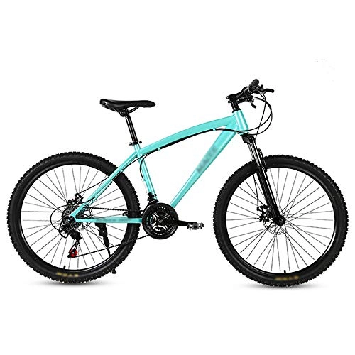 Mountainbike : XGYUII Unisex Stoßdämpfer Cross Country Mountainbike 26-Zoll-Stahlrahmen Mit Hohem Kohlenstoffgehalt 24 Fahrrad Mit Variabler Geschwindigkeit Leichter Tragbarer Sport Für Erwachsene