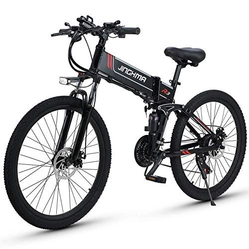 Zusammenklappbares elektrisches Mountainbike : KFMJF R3 Klappbares Elektrofahrrad 500w 48v 10.4ah 26" LCD-Display für E-Bike mit Geschwindigkeit Stufe 5 Stufen