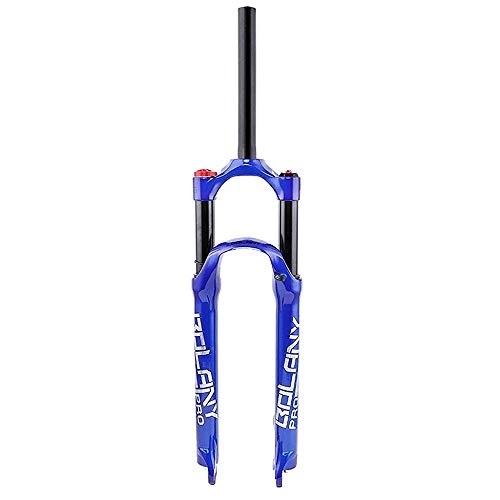 Forcelle per mountain bike : AIFCX Mountain Bike Suspension Fork, 26 Pollici 1-1 / 8" Leggera in Lega di Alluminio Diritta Tubo MTB Spalla 120 mm di Controllo, Blue-26inch