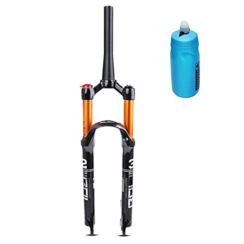 Forcelle per mountain bike : aiNPCde MTB Air Sospensione Forcella 26 / 27.5 / 29 Pollici Corsa 120mm, Tubo Dritto / Conico 1-1 / 8" Blocco Manuale / Remoto XC AM Ultraleggero Mountain Bike Forcelle Anteriori QR 9mm