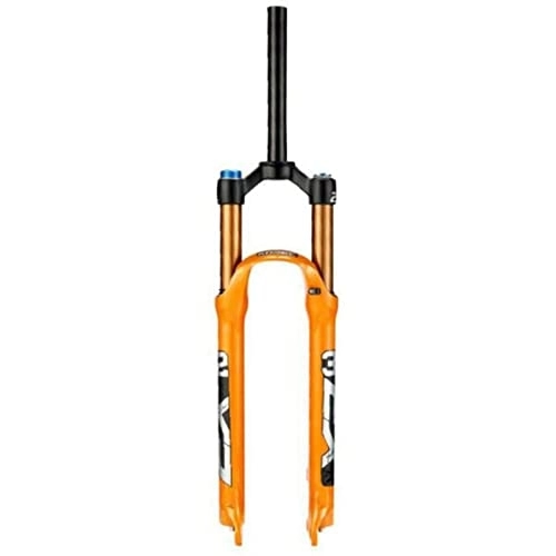Forcelle per mountain bike : Amdieu Aria Forcella Anteriore MTB Corsa 120mm, 1-1 / 8" Tubo Dritto QR 9mm Blocco Manuale XC / AM Ultralight Forcella Anteriore for Mountain Bike Forcella Anteriore ( Color : Orange , Size : 27.5inch )