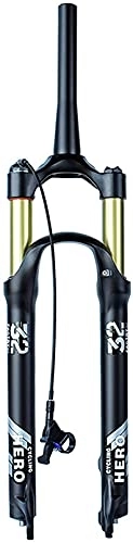 Forcelle per mountain bike : Bicycle Suspension Fork Mountain Bike Suspension Fork Ultralight in Lega di Alluminio Bicycle Front Fork for Forcella Forcella Forchetta da 120mm 9mm Bicicletta per forche, Straight Remote, 27.5in
