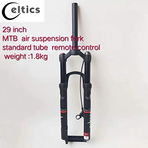 Forcelle per mountain bike : Celtics 29er inch Mountain Bike Air Suspension Fork 1-1 / 8" Threadless with Standard Tube Remote Control Lock out