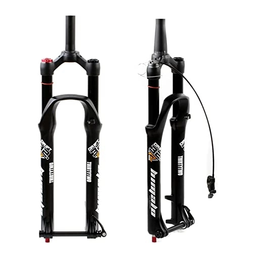 Forcelle per mountain bike : FivrShops Mountain Bike Forcella Anteriore Pneumatica Forcella, 26 / 27.5 / 29 Pollici Aria Mountain Bike Sospensione Forcella MTB Gas Forcella 100mm Corsa Spalla Controllo / Controllo Filo Forcella Anterio