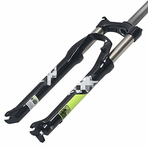 Forcelle per mountain bike : Forcella ammortizzata 26 / 27, 5 / 29 POLLICI Mtb. Ammortizzatore della bicicletta Forcella anteriore della molla for accessori for biciclette per Mountain Bike ( Color : Black , Dimensione : 27.5 inch )