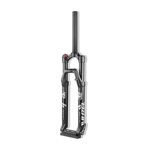 Forcelle per mountain bike : Forcella Ammortizzata Per Mountain Bike 26 / 27.5 / 29", Forcella Anteriore Ad Aria Per Bicicletta Tipo Albero Tubo Dritto / Conico, Blocco Spalla, Corsa 120Mm, Freno A Disco Di Supporto, Straight tube, 29