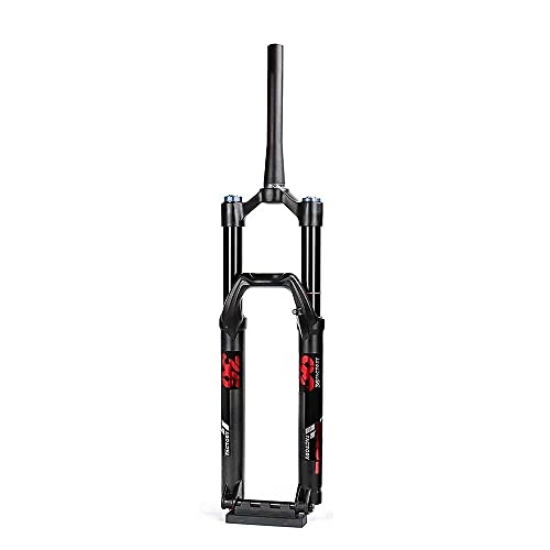 Forcelle per mountain bike : Forcella anteriore della bici, Bicycle Downhill Sospensione Forcella Air Fork 27.5 / 29 pollice Antiontro in lega di alluminio Ammortizzatore 15x110mm Thru Axle Travel 160mm (Colore: A, Dimensione: 27