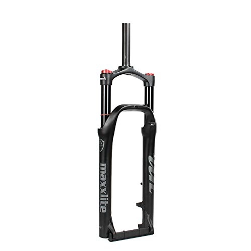 Forcelle per mountain bike : Forcella Anteriore Per Mountain Bike ， Sospensione Per Mountain Bike Ad Aria Da 26 Pollici Per Forcella MTB Grassa 4.0 MTB 120mm Per Tubo Dritto Da Viaggio 34mm