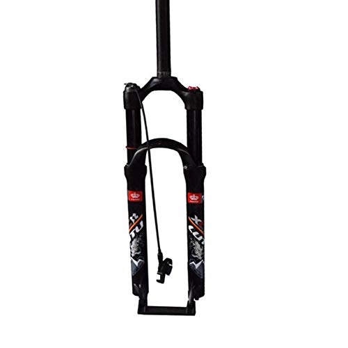 Forcelle per mountain bike : Forcella Bici Ammortizzata, 26 / 27.5 / 29in Forcella Pneumatica Forcella Ammortizzata per Mountain Bike Corsa 120mm 1-1 / 8" (Color : Remote Control, Size : 26in)