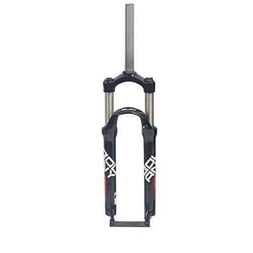 Forcelle per mountain bike : Forcella Bici Mountain Bike 24 Pollici, Forcella Meccanica Lega di Alluminio Controllo delle Spalle Tubo Dritto Forcella Ammortizzata (Color : A, Size : 24in)