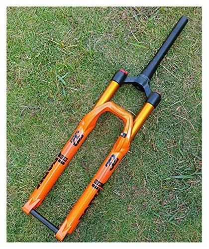 Forcelle per mountain bike : Forcella della bicicletta 100 * 15mm 27.5 / 29 pollici Bicycle Fork Air Mountain MTB Bike Bike Fork Sospensione Suspension Corsa 140mm Bilancia a spalla a spalla staffa di montaggio della forcella del