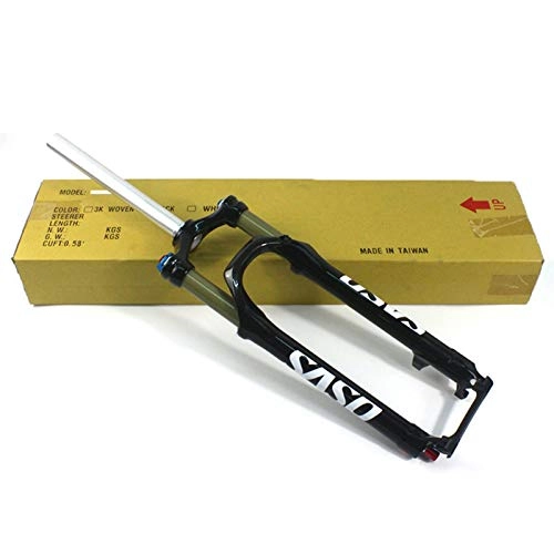 Forcelle per mountain bike : Forcella della bicicletta Bicycle Air Fork 26er MTB Mountain Bike Air Suspension Fork Resilience Air Suming 100mm Viaggi per biciclette per biciclette staffa di montaggio della forcella della biciclet