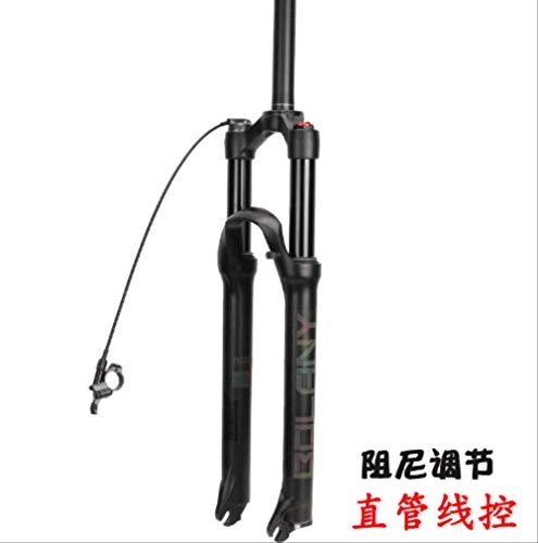 Forcelle per mountain bike : Forcella di Sospensione MTB Bike27.5inch Mountain Mountain Fork Straight Resilience Oil Damping Line Fork Forks for Bicycle 27.5inch D