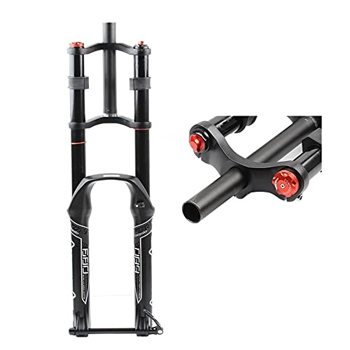 Forcelle per mountain bike : Forcella Downhill Mountain Bike 26 27, 5 29 Po Forcella Ammortizzata Idraulica Rappelling Bicicletta Forcella Dell'olio Con Smorzamento Freno A Disco MTB DH AM FR 1-1 / 8 QR Corsa 130mm ( Size : 29in )