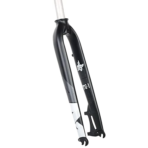 Forcelle per mountain bike : Forcella Forcelle Rigide Forcella Anteriore per Bicicletta Lega di Alluminio Tubo Dritto Mountain Bike Forcella per Freni A Disco B, 29inch