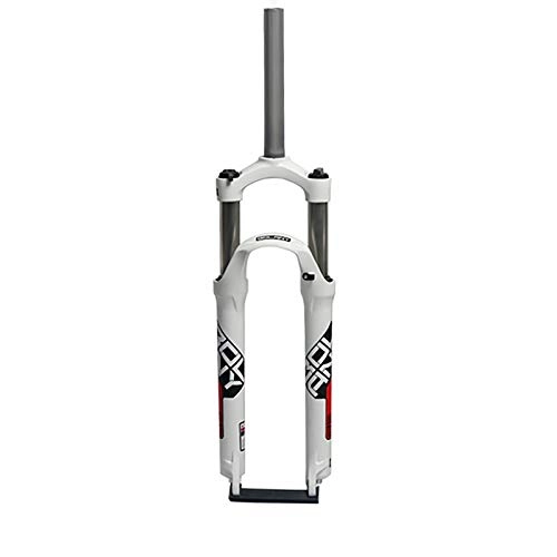 Forcelle per mountain bike : Forcella Mountain Bike Forcelle Downhill 24 Pollici, Escursione 100mm MTB Air Fork Tubo Dritto, Forcelle Ammortizzate Ultraleggere Forcelle Anteriori XC / AM / FR Ciclismo A, 24inch