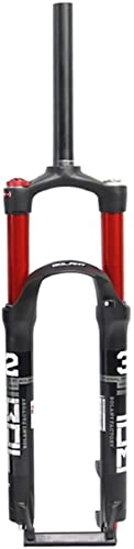 Forcelle per mountain bike : Forcella MTB Mtb. Bike Fork 26 27.5 29 pollice Mountain Bicycle Bicycle Air Suspension Magnesium Lega Blocco a spalla a sgancio rapido Travel 100mm 1-1 / 8 "1650g ( Color : Rosso , Size : 27.5inch )