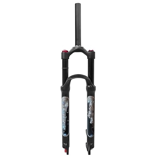 Forcelle per mountain bike : Forcella Per Mountain Bike 26 / 27, 5 / 29 Aria, Regolazione Del Ritorno Freno A Disco In Lega Di Magnesio Sospensione Mtb Della Biciclettaforcelle Anteriori 9mm Q(Size:26INCH, Color:BLOCCO MANUALE DIRITTO)