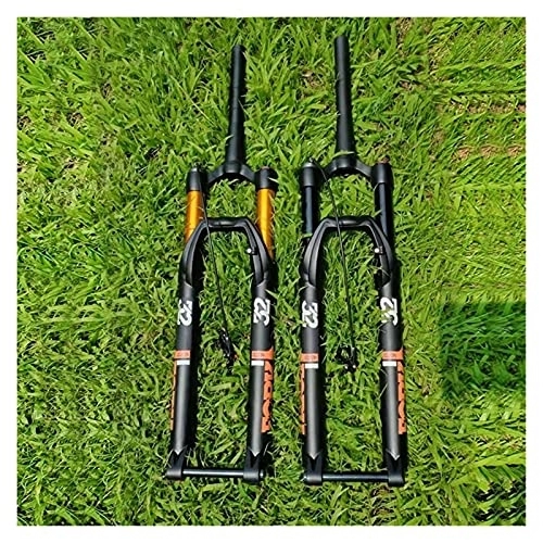 Forcelle per mountain bike : Forcella pneumatica per bicicletta Mountain Bike Barile Assale Forcella anteriore 27, 5 29 pollici in lega di magnesio Blocco Blocco Blocco Canale Canale Spinale Air Forchetta montare Mountain Bike