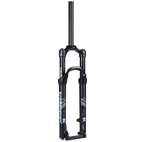 Forcelle per mountain bike : Forcelle ammortizzate da 26 pollici, 1-1 / 8 "MTB Mountain bike Forcella ammortizzatore Lega di alluminio Freno a disco Regolazione ammortizzazione Corsa 100 mm Stoccaggio compatto, facile da pulire