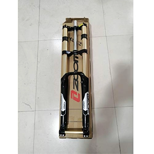 Forcelle per mountain bike : Forchetta della Bici Forchetta della Mountain Bicycle MTB 680 DH DHHILL Sospensione Forcella 26 per Bike 26"Viaggio 180mm Mobile Bike Fork (Color : Black)